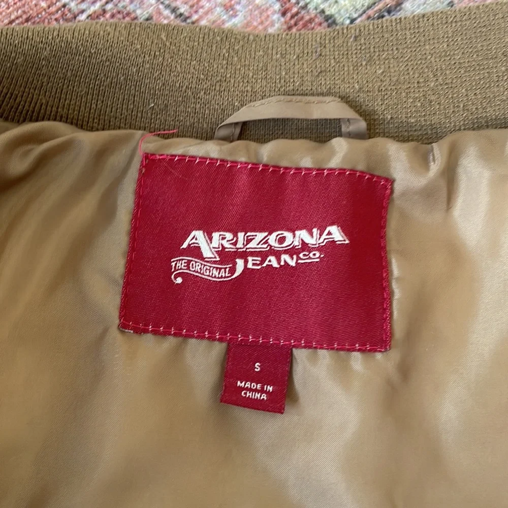 Arizona Jeans Tan Quilted Puffer Vest - Picture 4 of 6